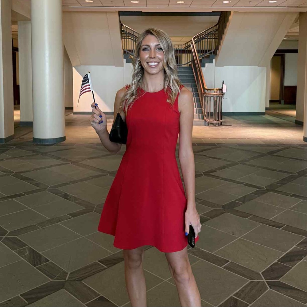 Nine West Red Sleeveless Dress